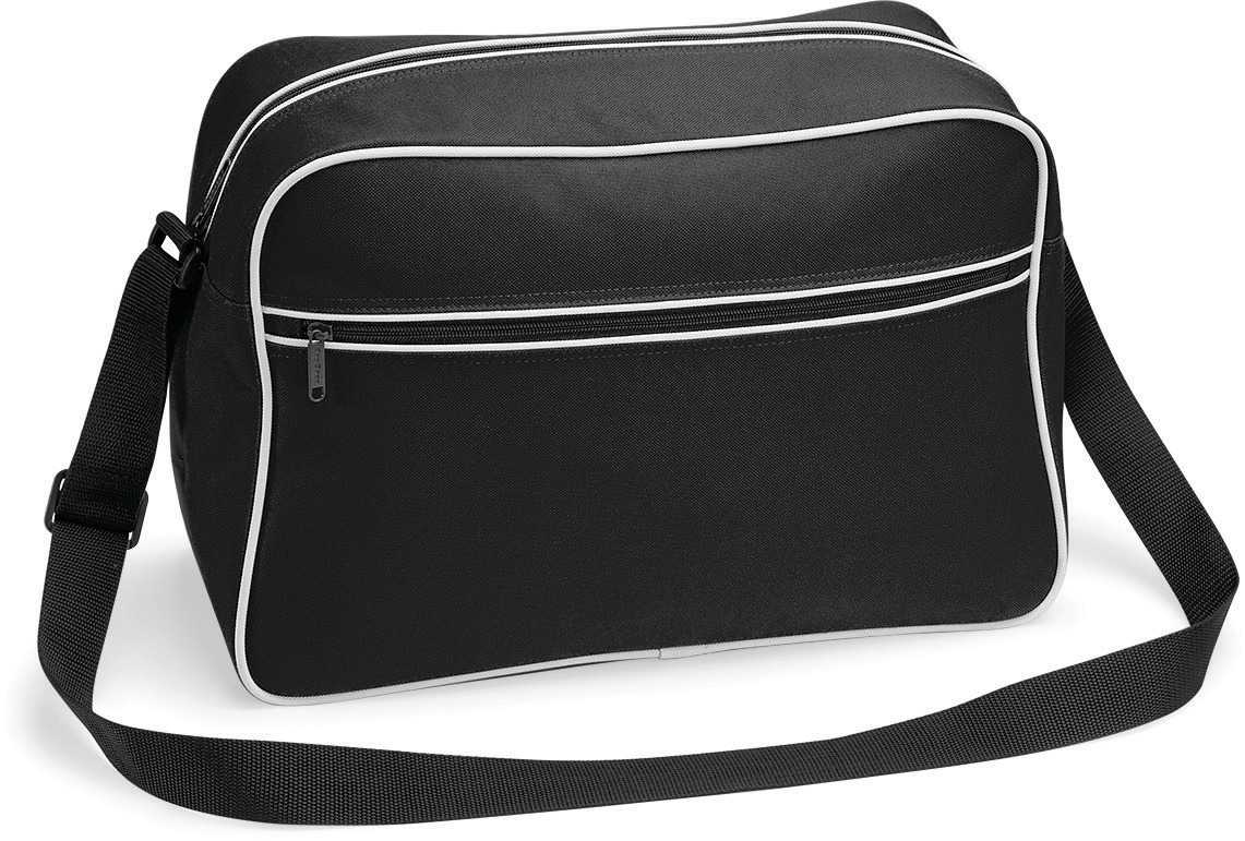 Bolsa Retro con bandolera Black / White