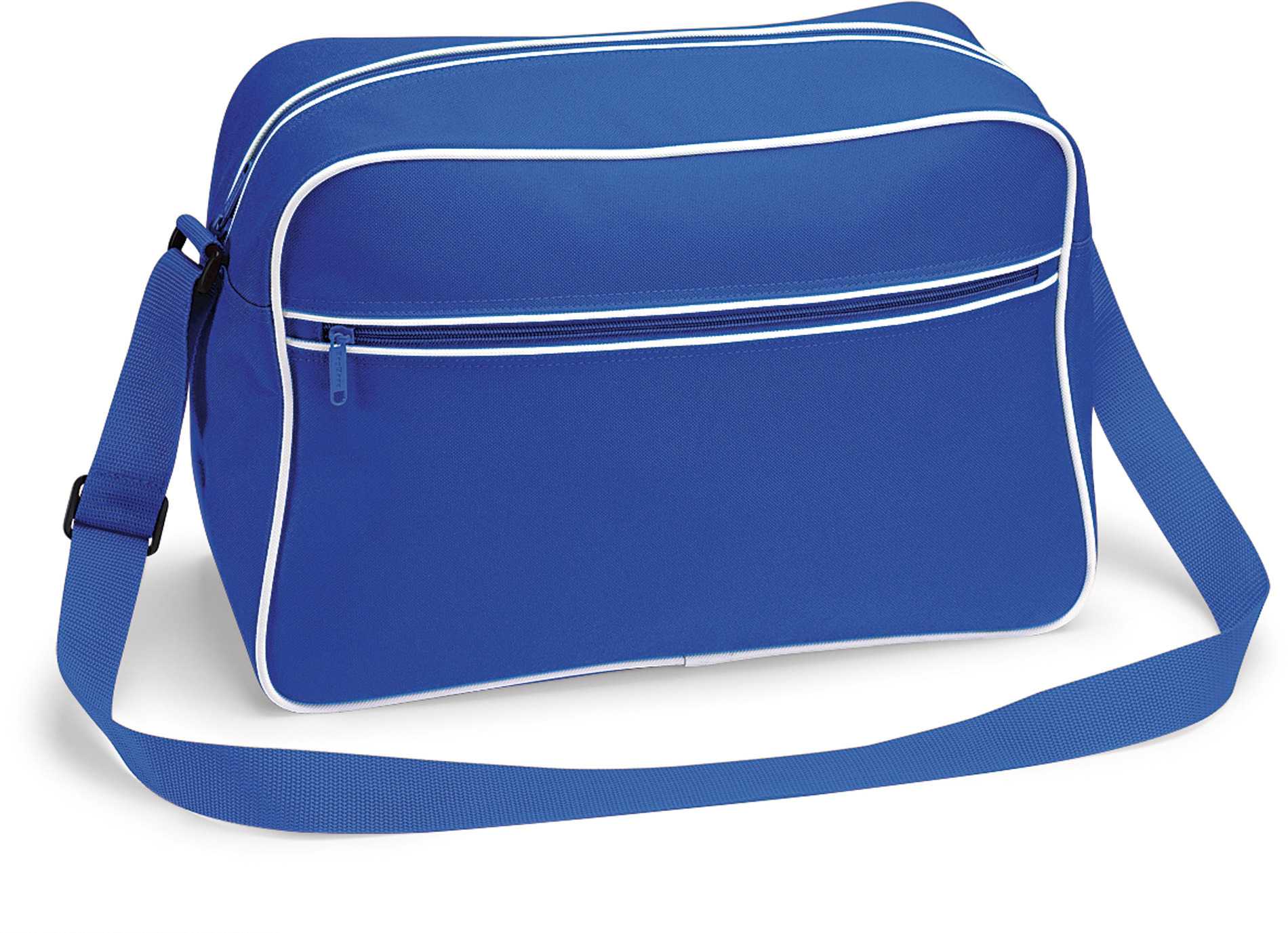 Bolsa Retro con bandolera Royal Blue / White
