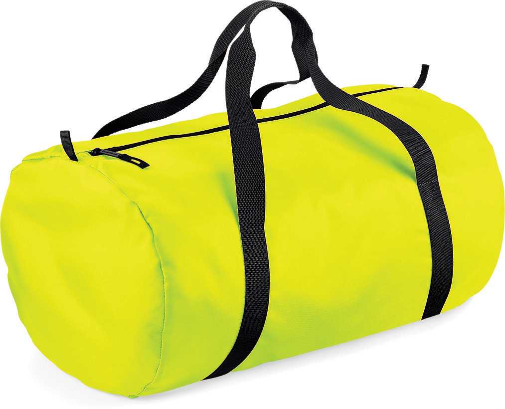 Bolsa barril plegable Fluorescent Yellow / Black