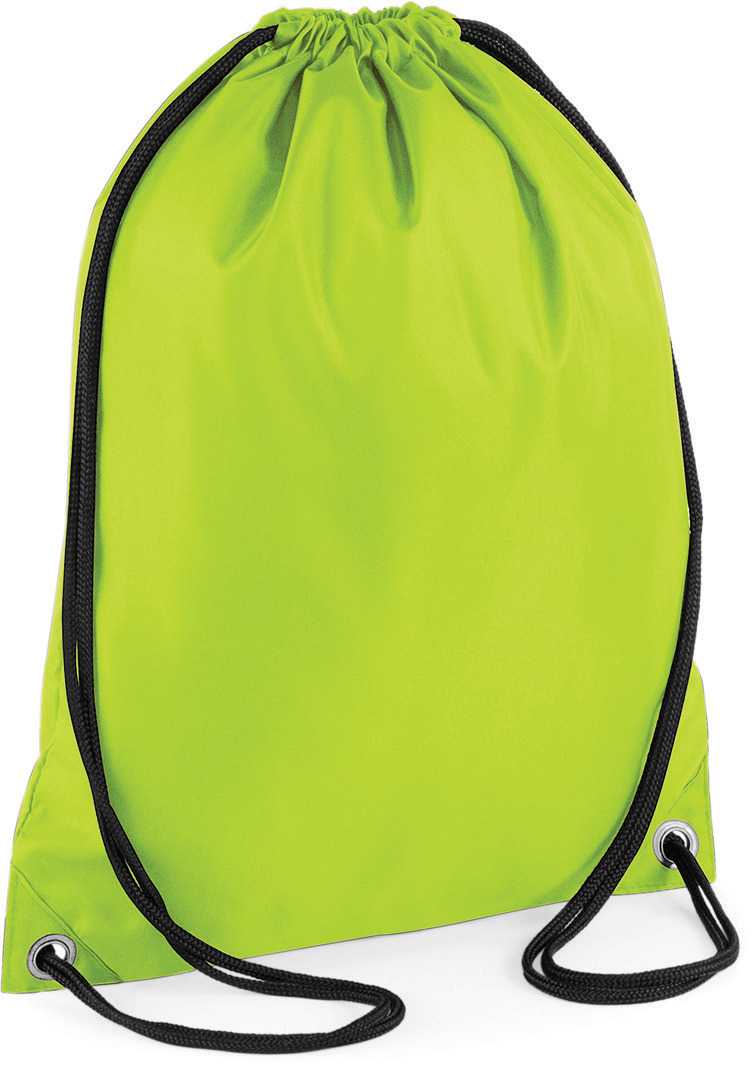 Mochila con cordones Budget Lime Green