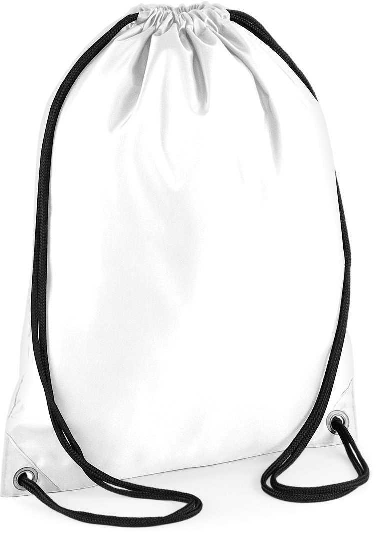 Mochila con cordones Budget White