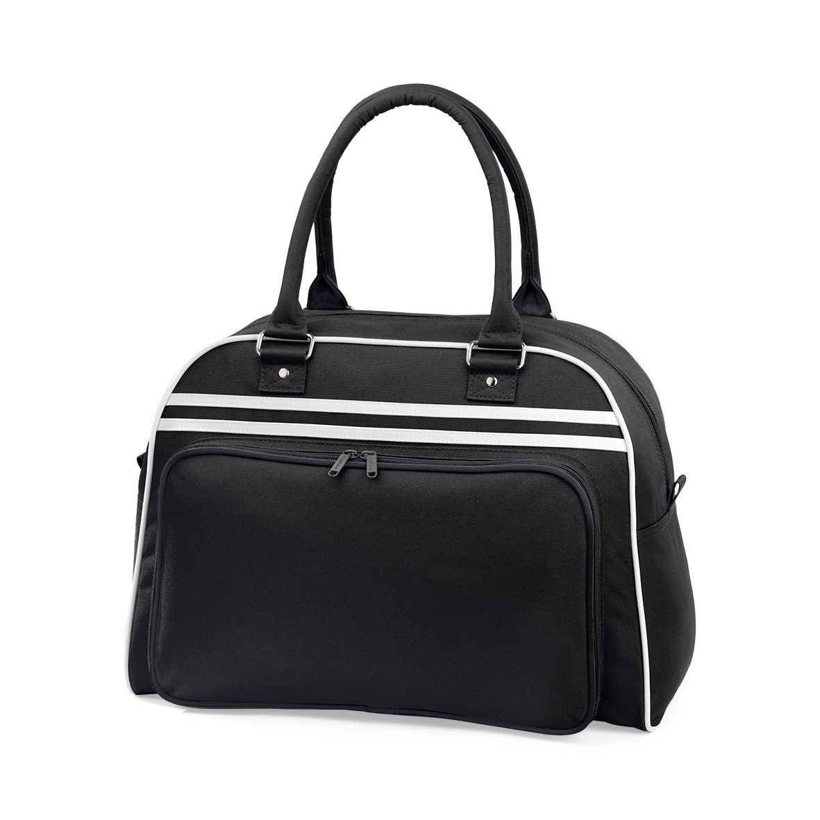 Bolsa Retro Bowling Black / White