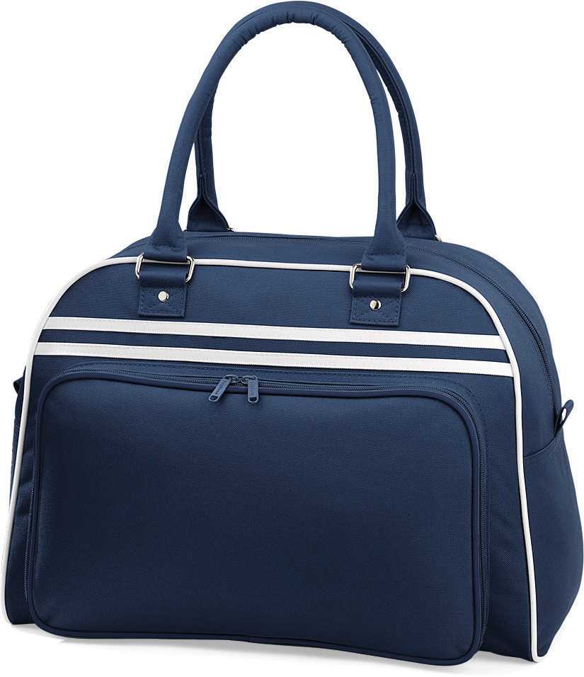 Bolsa Retro Bowling French Navy / White