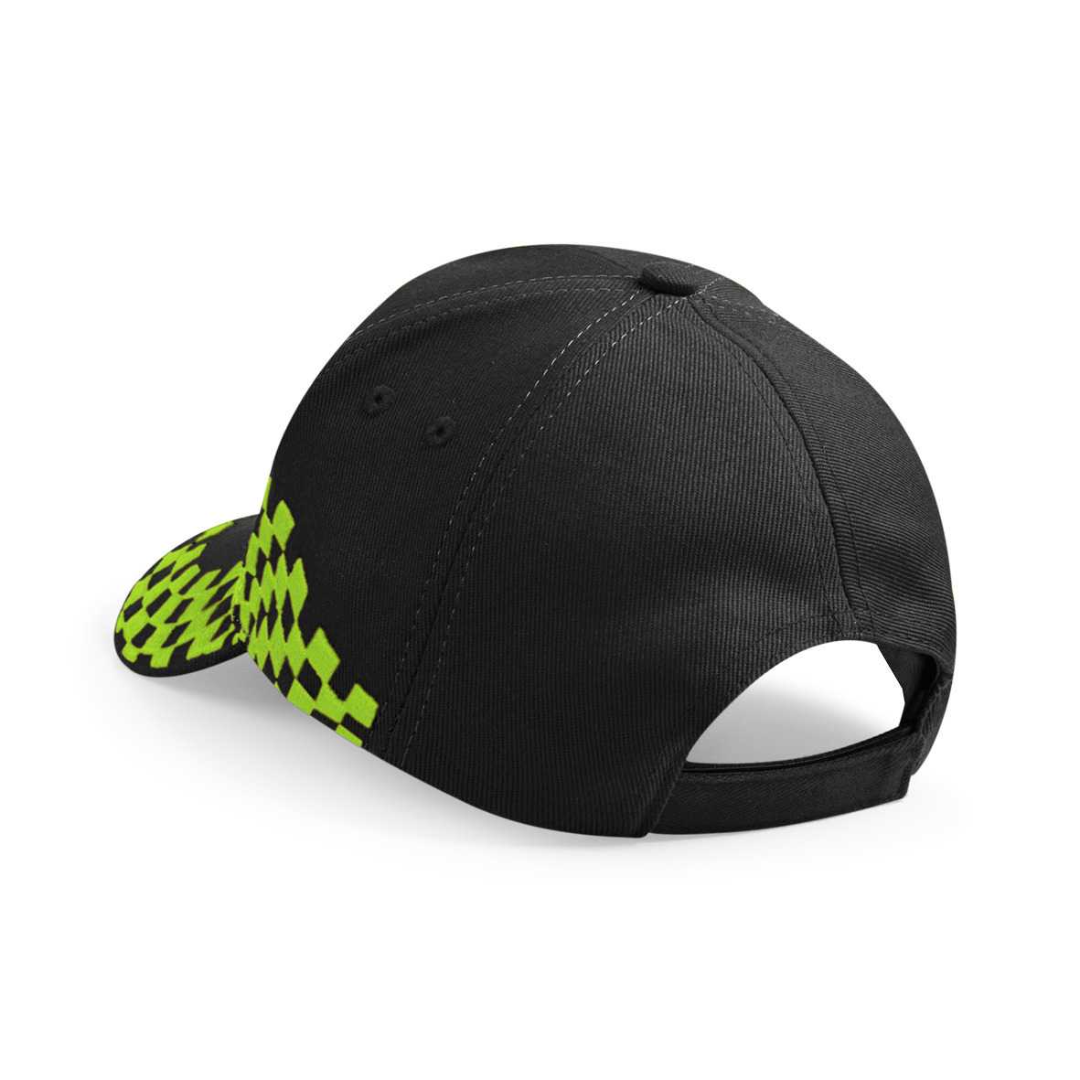 Gorra Grand Prix Black / Lime Green