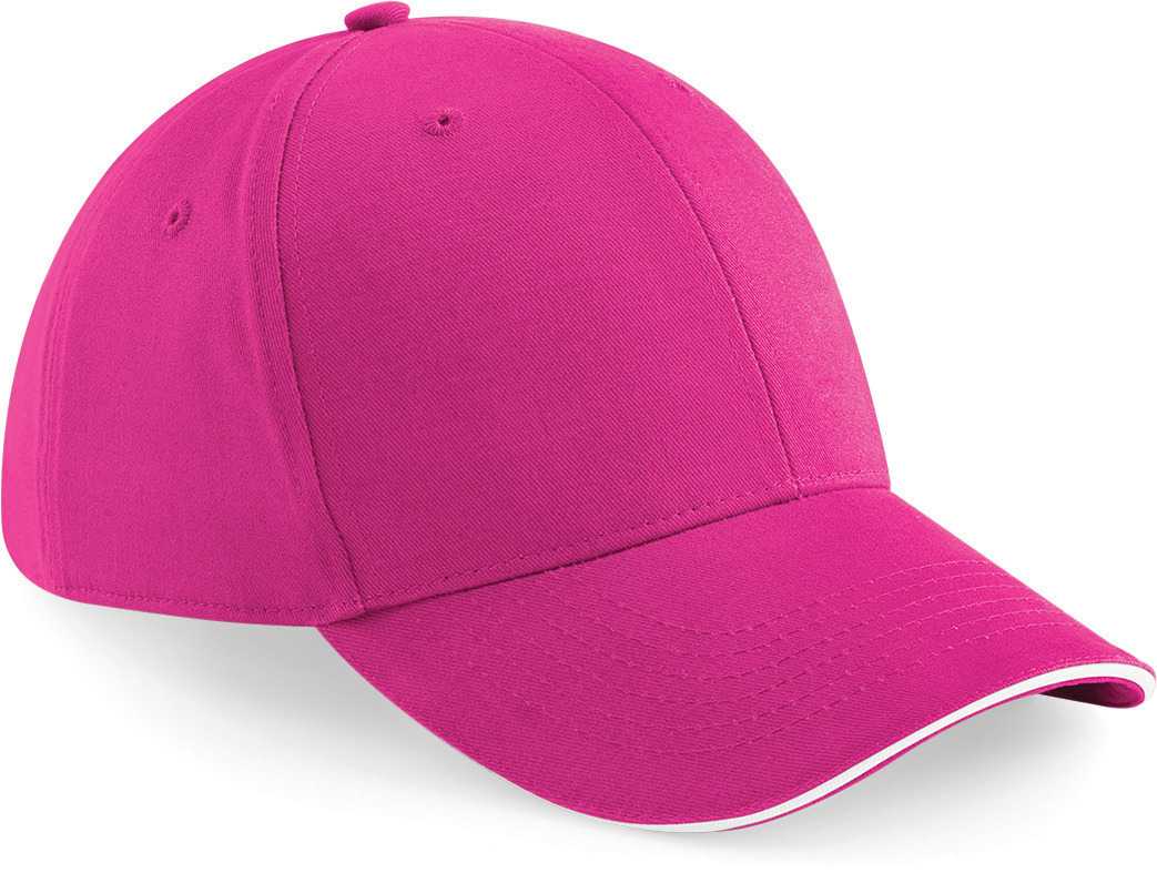 Gorra Athleisure - 6 paneles Fuchsia / White