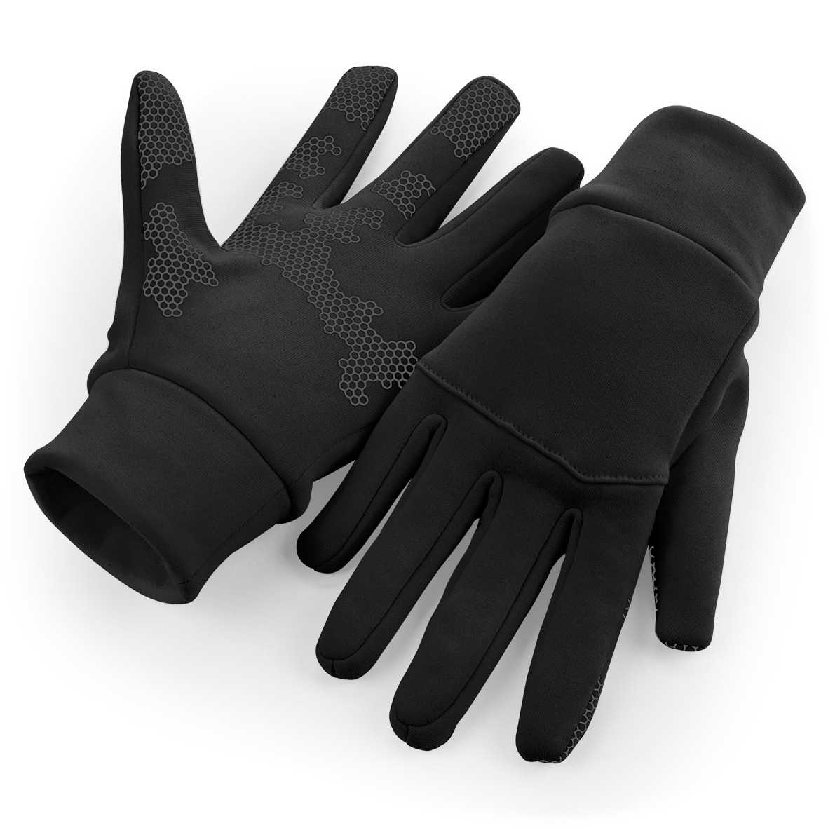 Guantes deporte Softshell Black