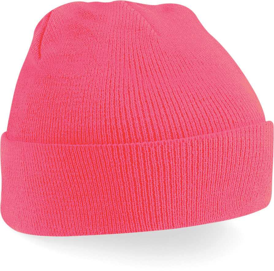 Gorro Original - borde vuelto Fluorescent Pink