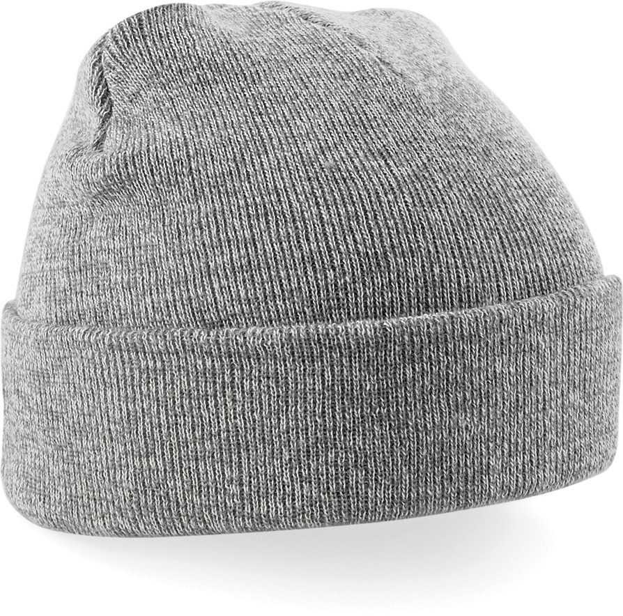 Gorro Original - borde vuelto Heather Grey