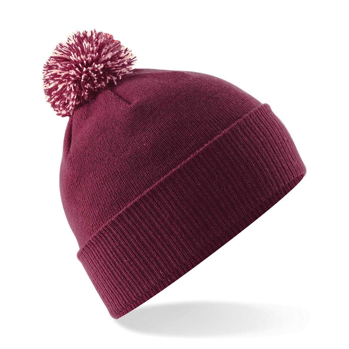 Gorro Snowstar® Burgundy / Off White
