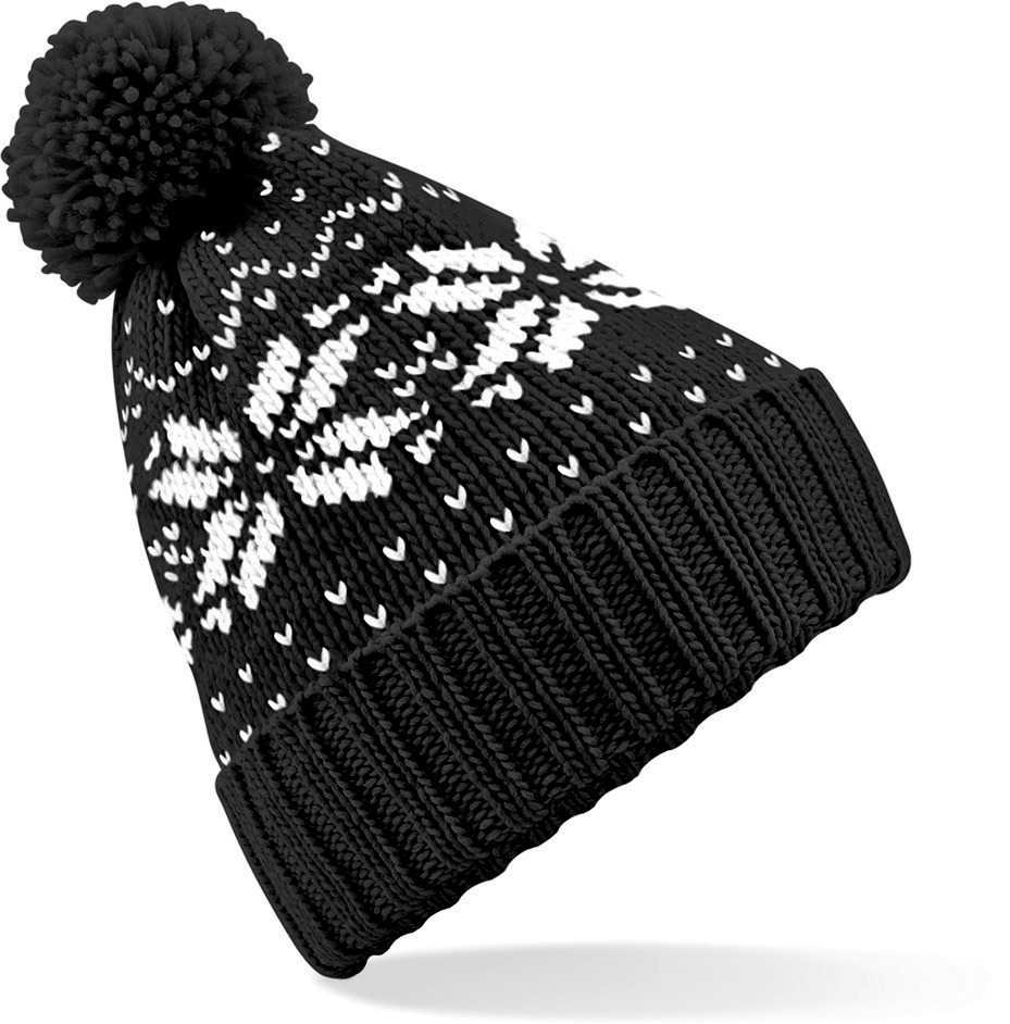 Gorro Snowstar® jacquard Black / White