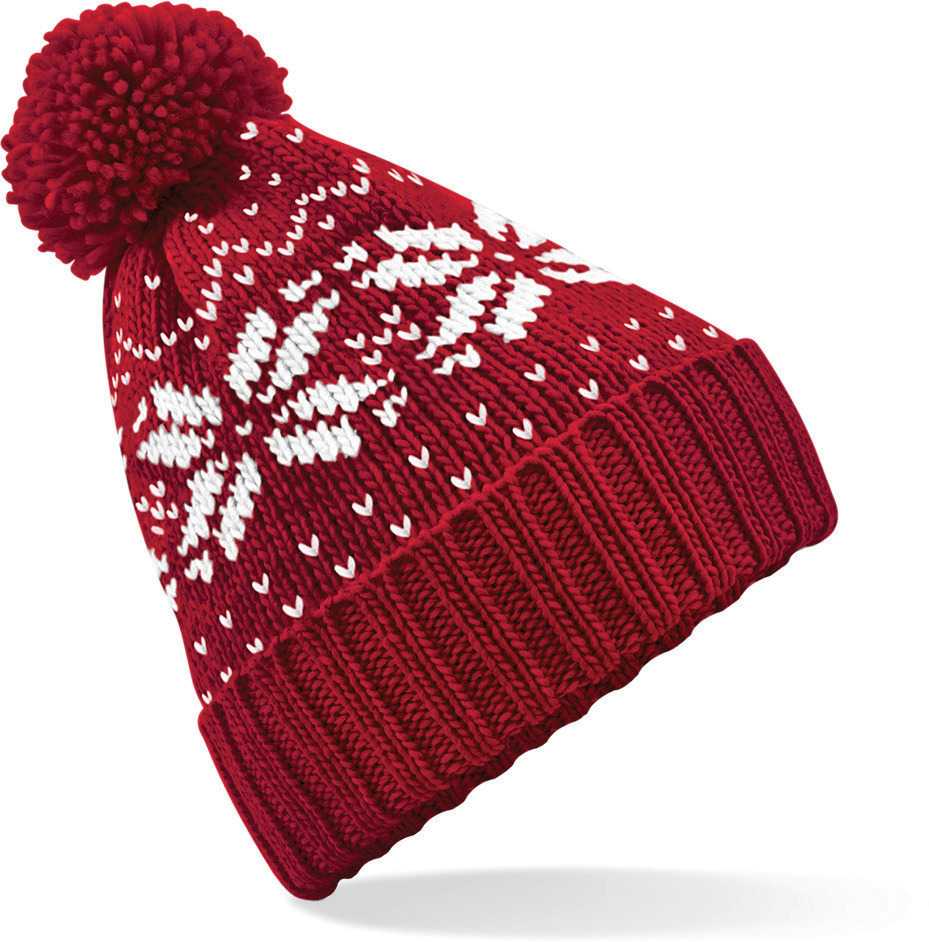 Gorro Snowstar® jacquard Classic Red / White