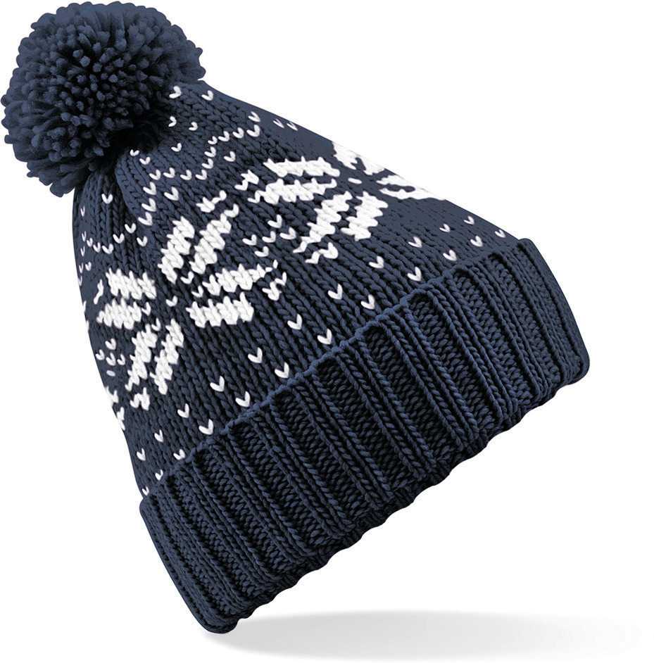 Gorro Snowstar® jacquard French Navy / White
