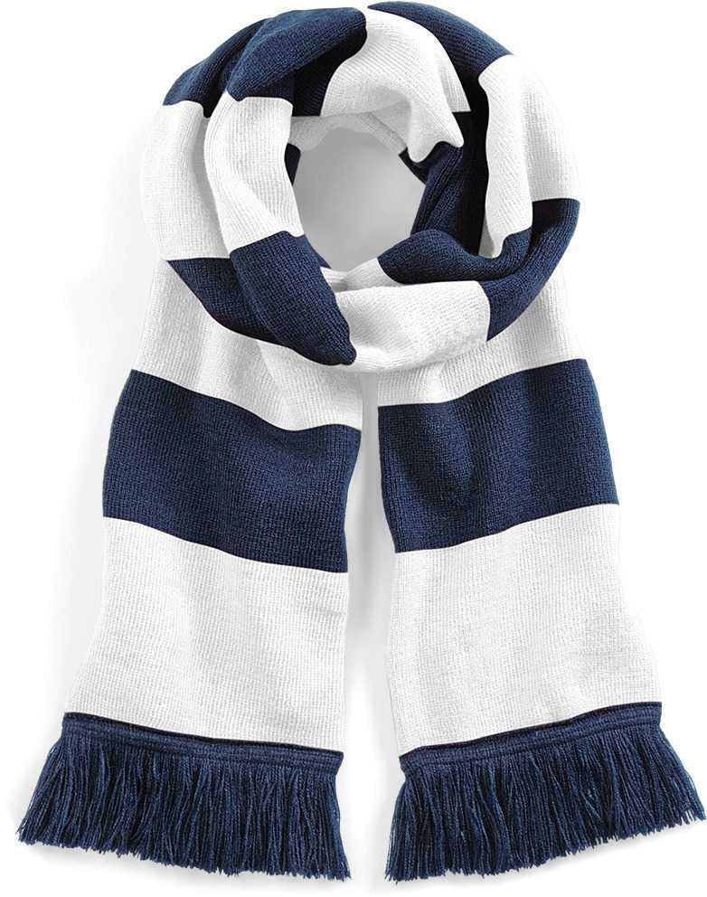 Bufanda Stadium a rayas French Navy / White