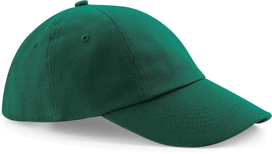 Gorra de perfil bajo algodón drill grueso - 6 paneles Bottle Green