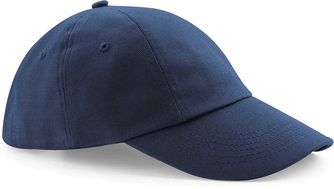 Gorra de perfil bajo algodón drill grueso - 6 paneles French Navy