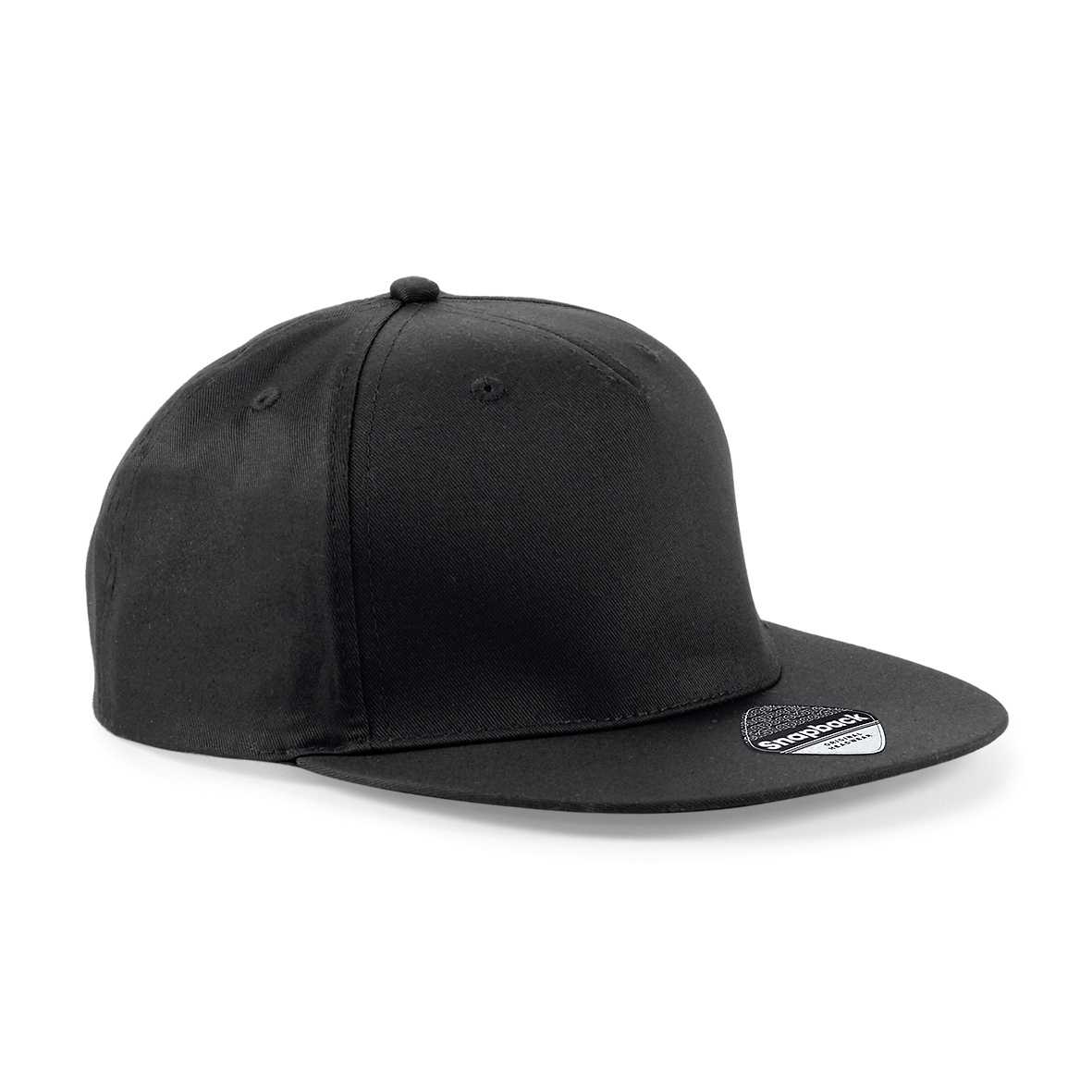 Gorra rapper - 5 paneles Black