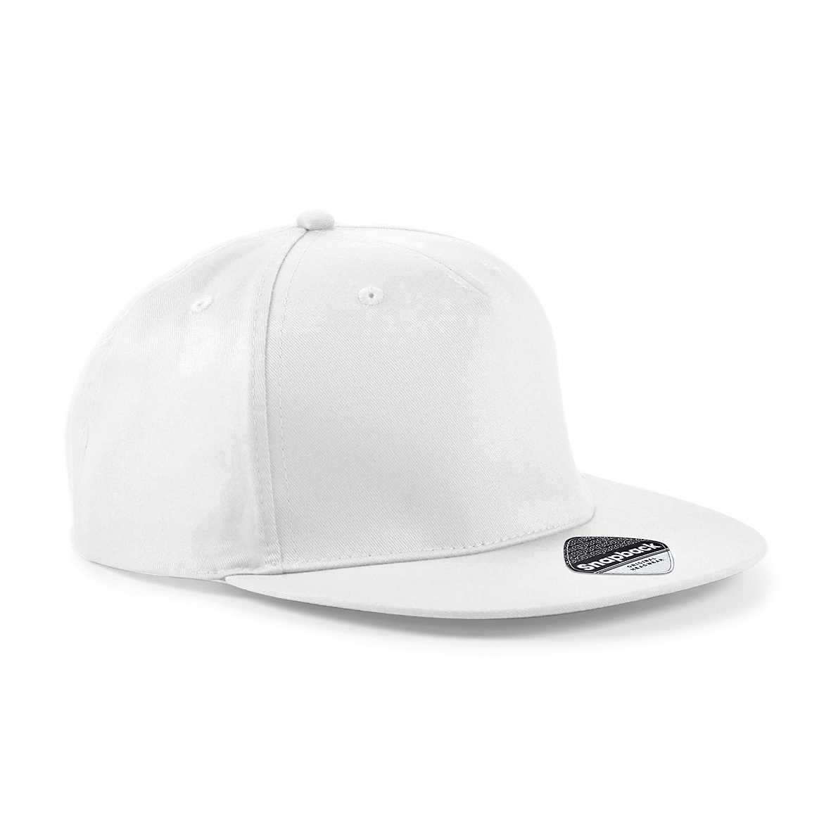 Gorra rapper - 5 paneles White