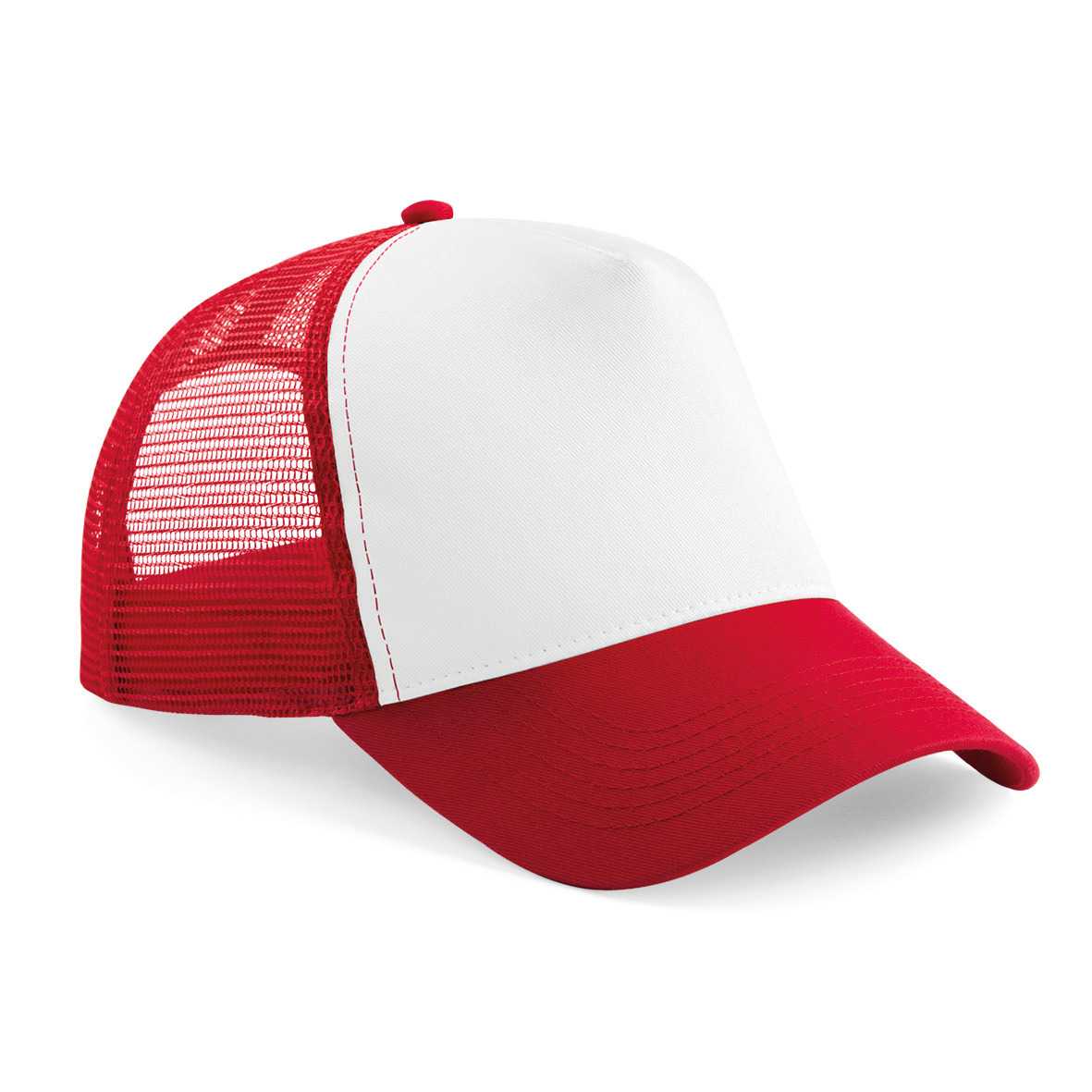 Gorra de rejilla ajustable en la parte posterior infantil<br/> Classic Red / White