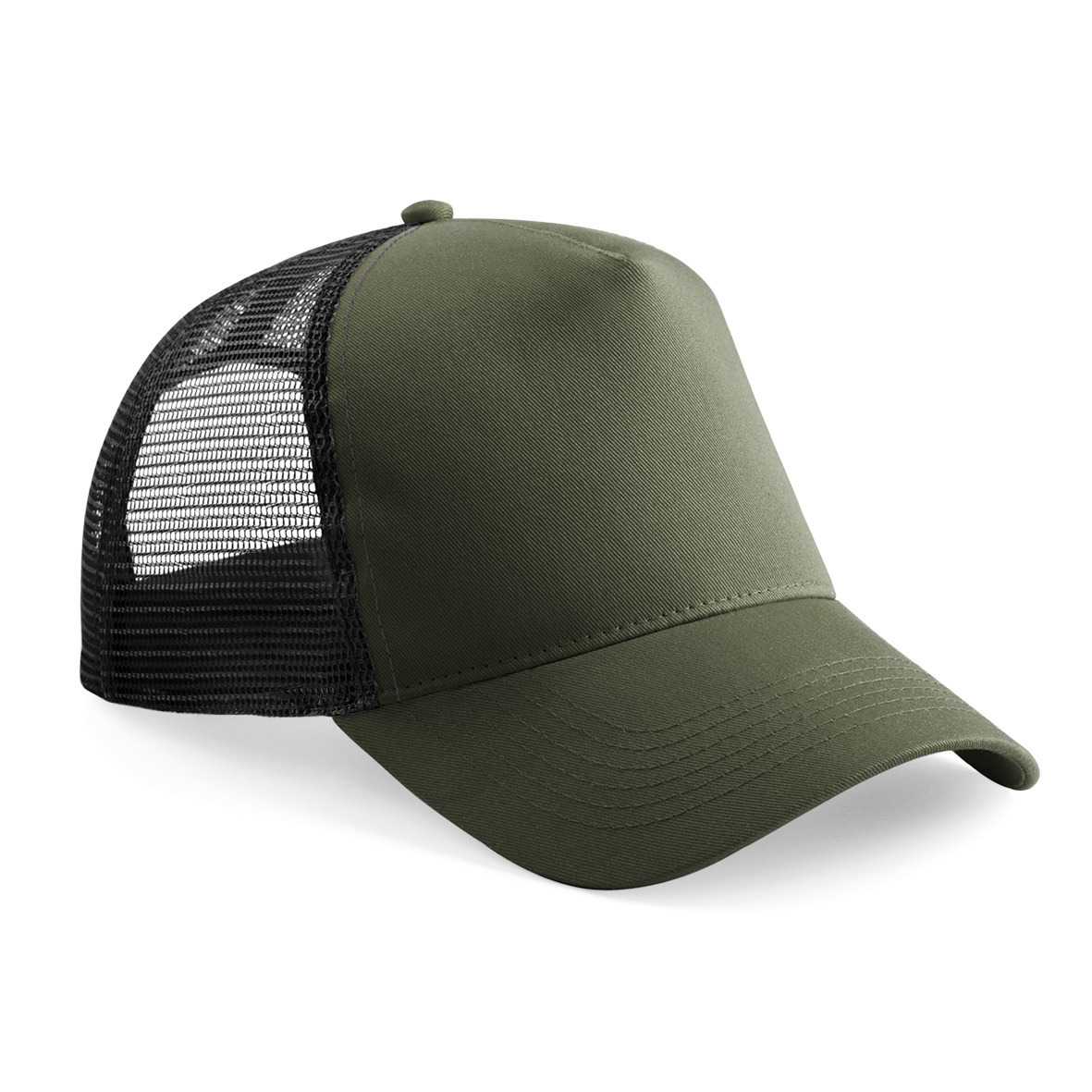 Gorra de rejilla ajustable en la parte posterior infantil<br/> Olive Green / Black