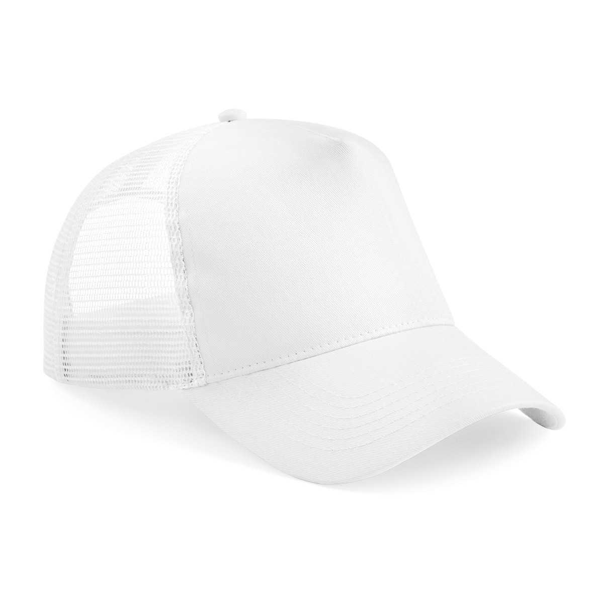 Gorra de rejilla ajustable en la parte posterior infantil<br/> White