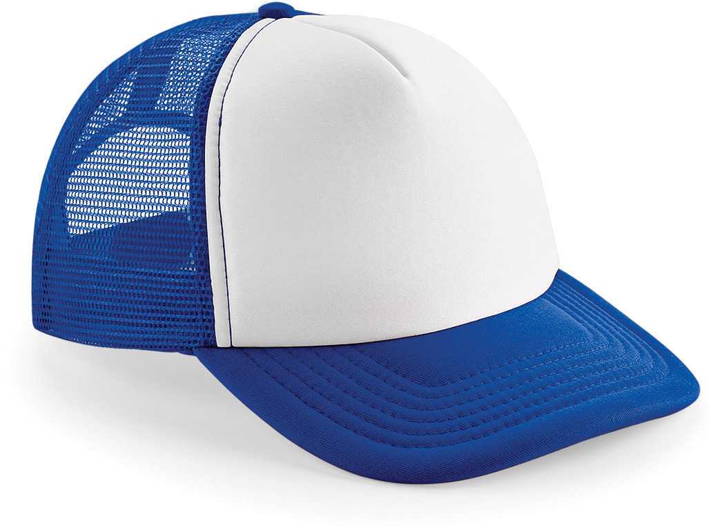 Gorra americana vintage Bright Royal / White