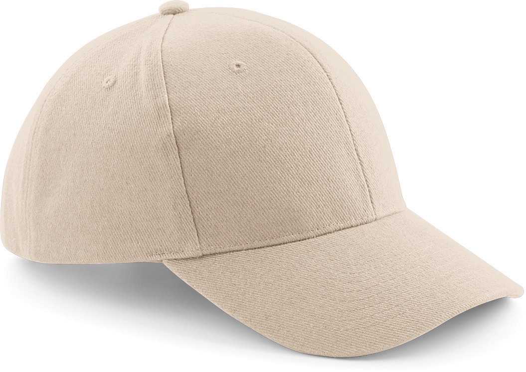 Gorra Pro-Style de algodón peinado - 6 paneles Stone