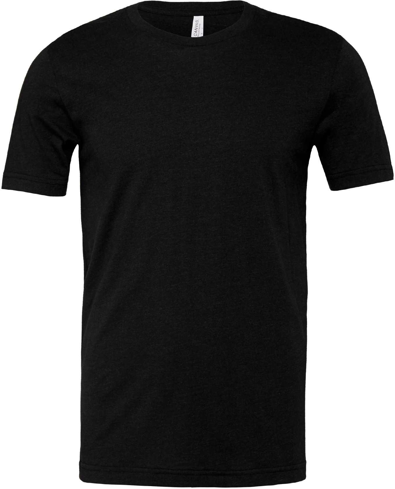 Camiseta cuello redondo hombre Heather Heather Black