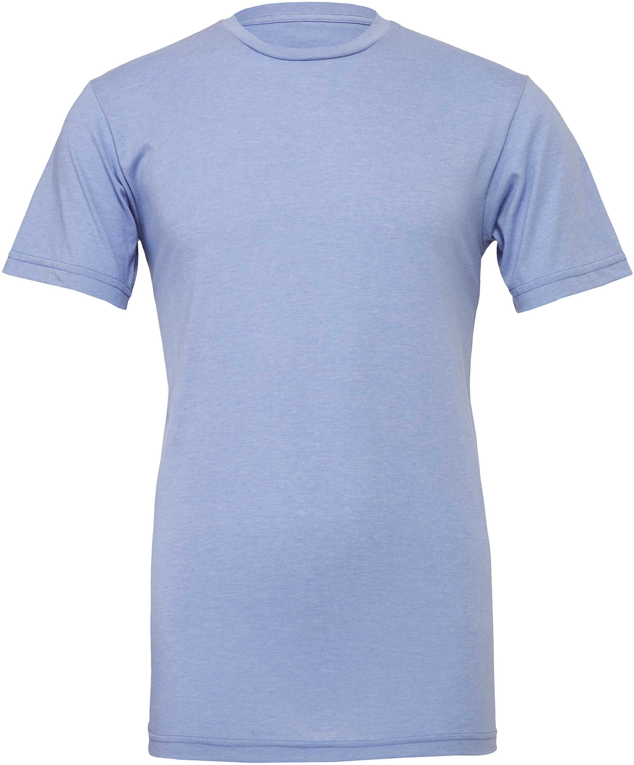 Camiseta cuello redondo hombre Heather Heather Blue