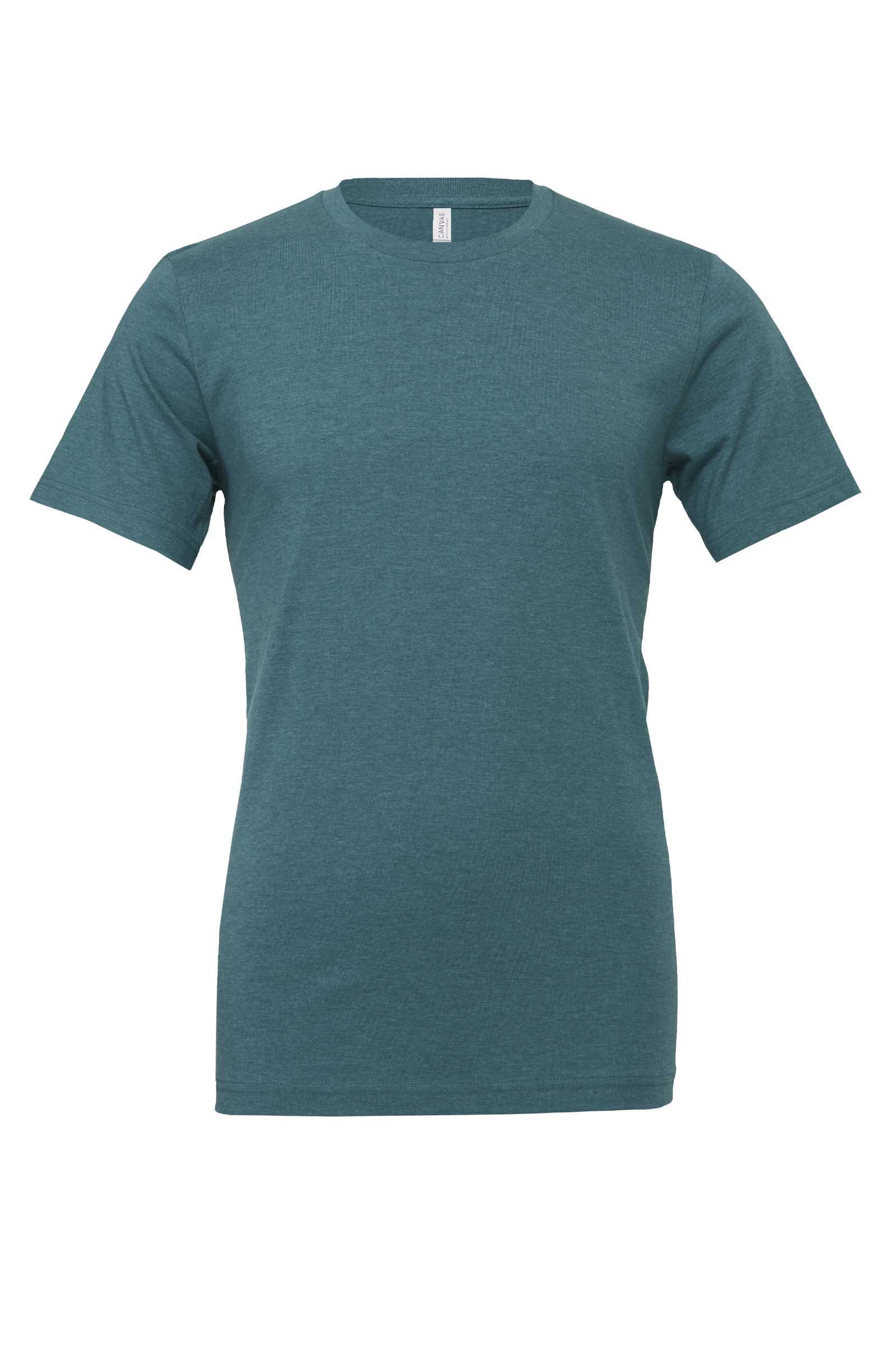 Camiseta cuello redondo hombre Heather Heather Deep Teal