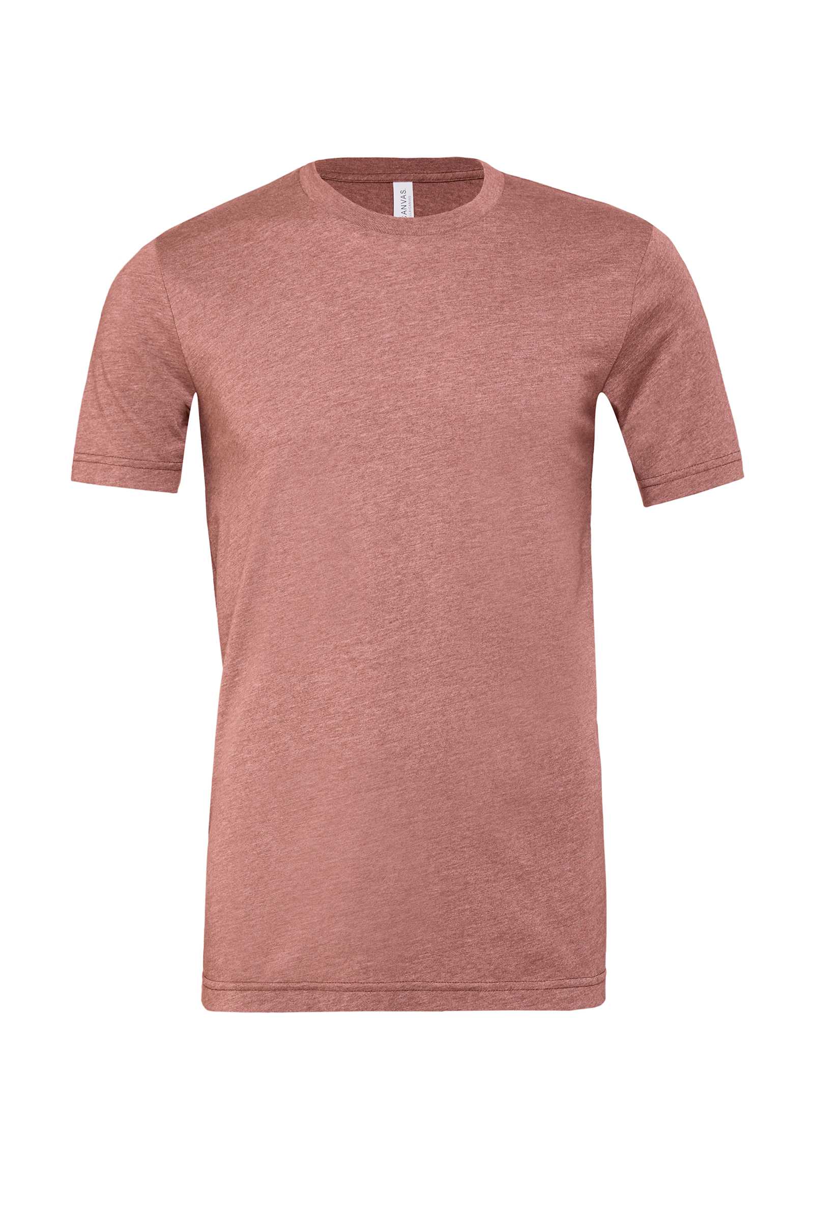 Camiseta cuello redondo hombre Heather Heather Mauve