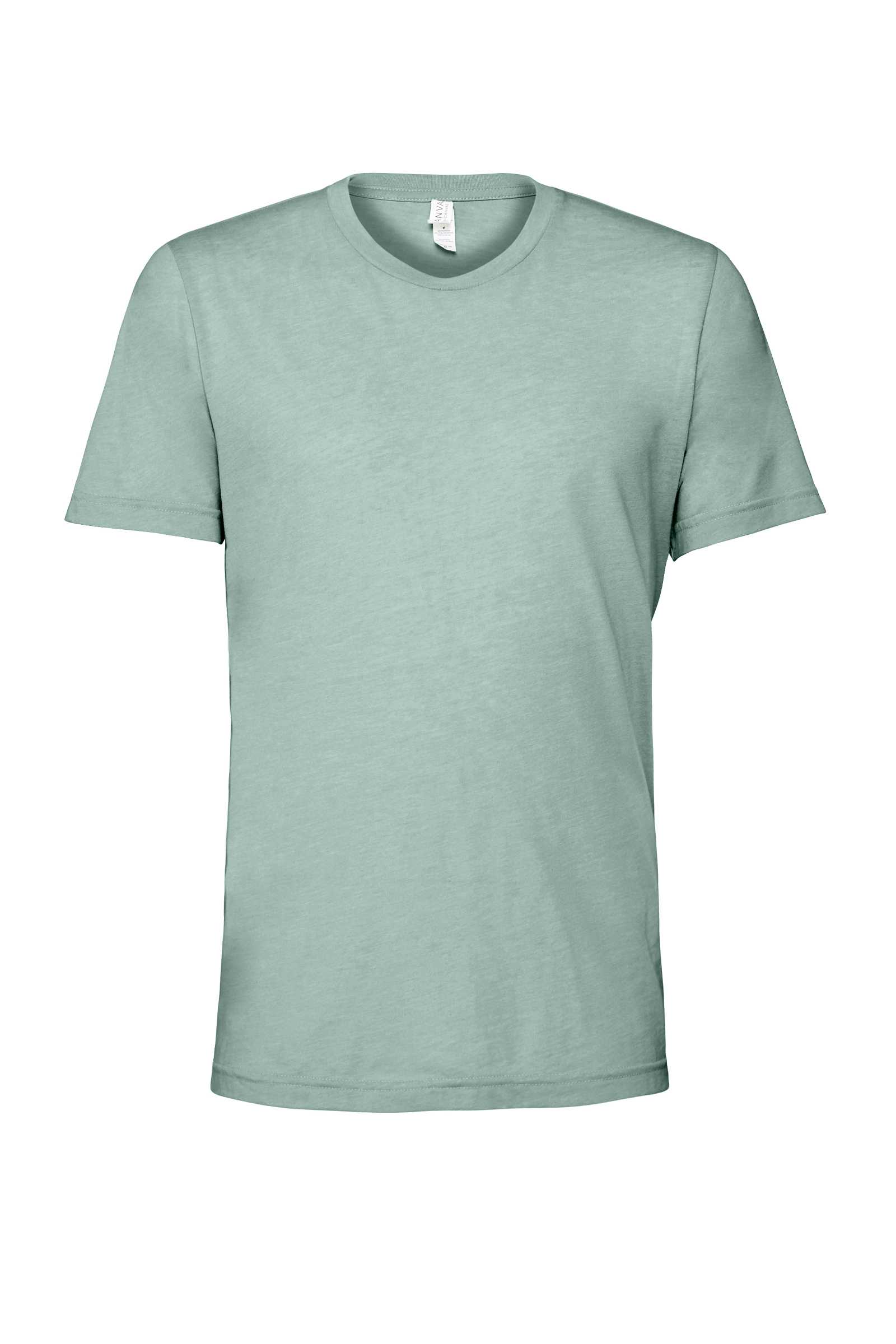 Camiseta Triblend cuello redondo DUSTY BLUE TRIBLEND
