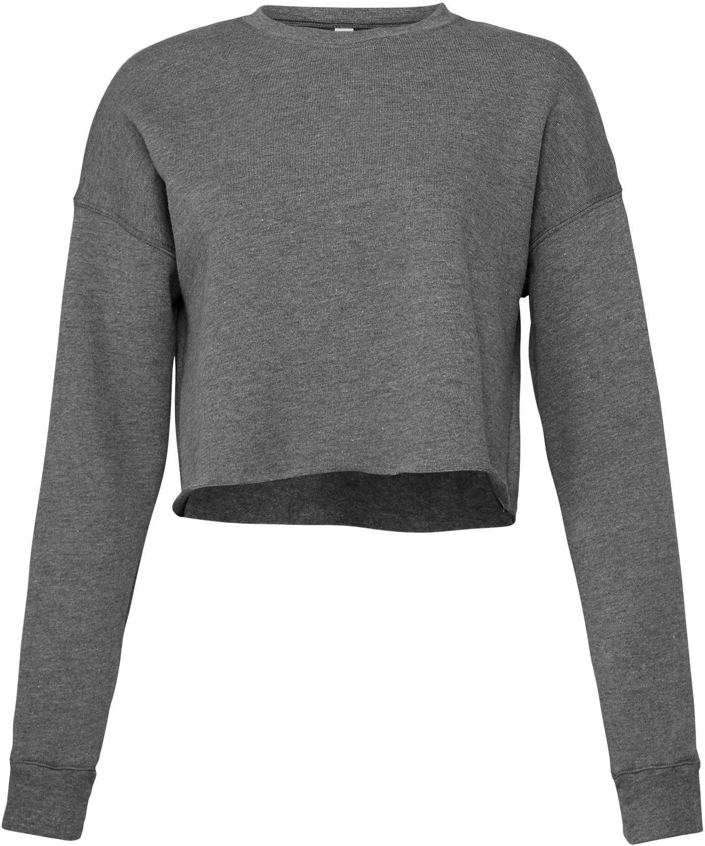 Sudadera crop Deep Heather
