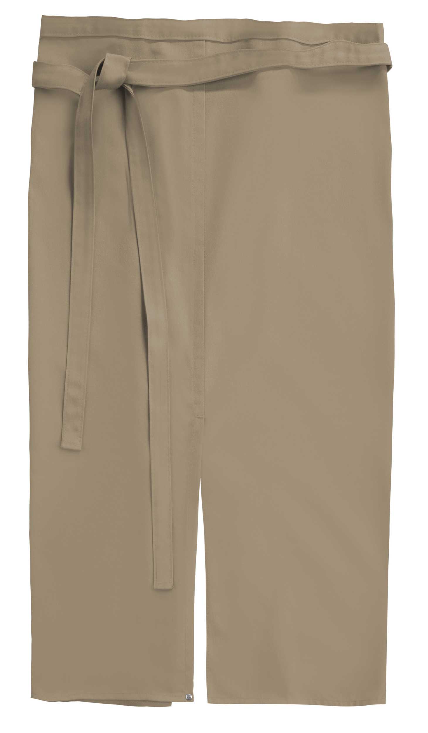 Delantal milano classic - Con abertura Khaki
