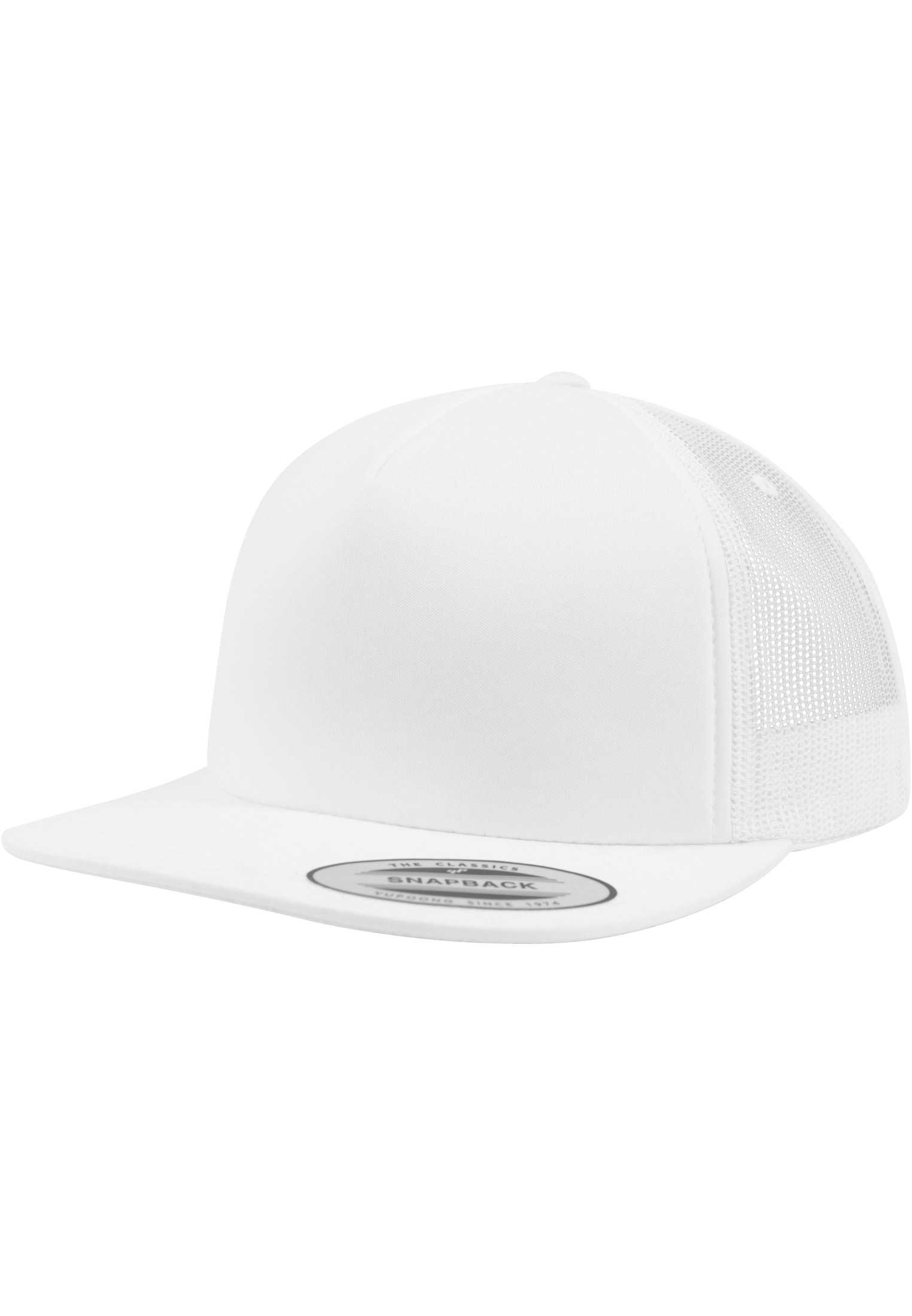 Gorra trucker acolchada WHITE