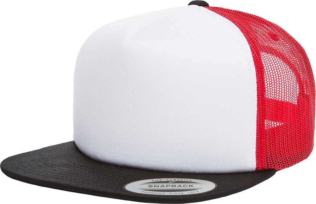 Gorra foam trucker <br/> Black / White / Red