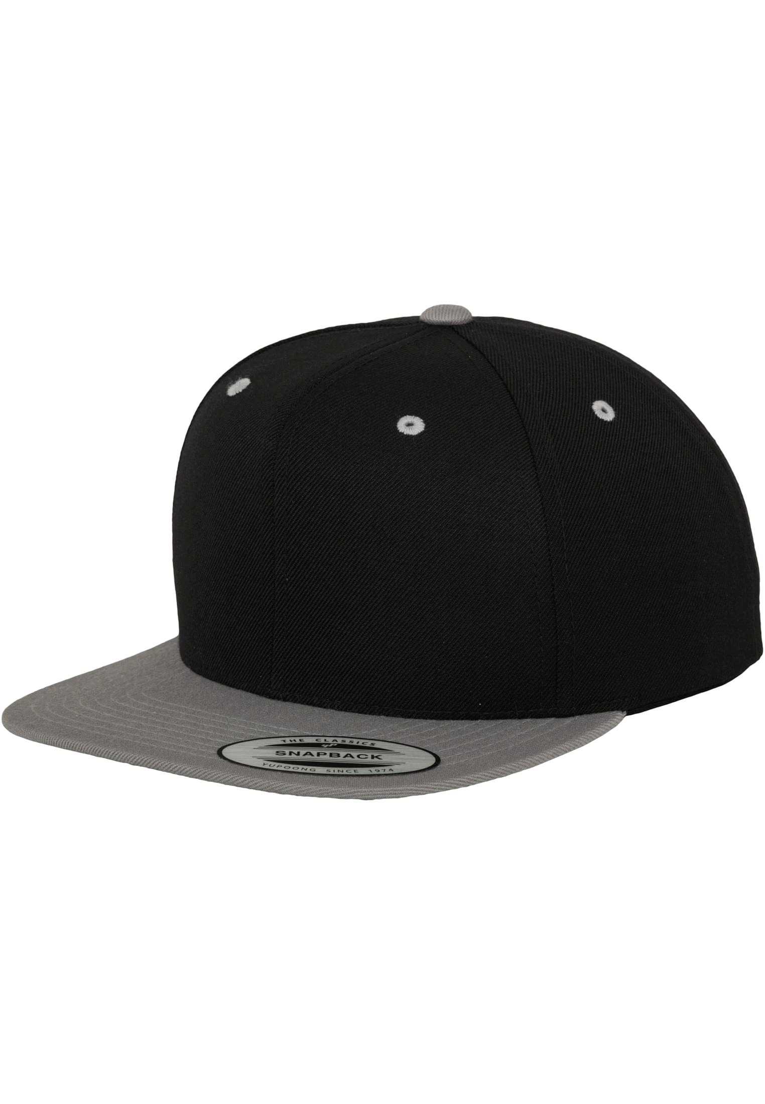 Gorra Classic  bicolor snapback BLACK / SILVER