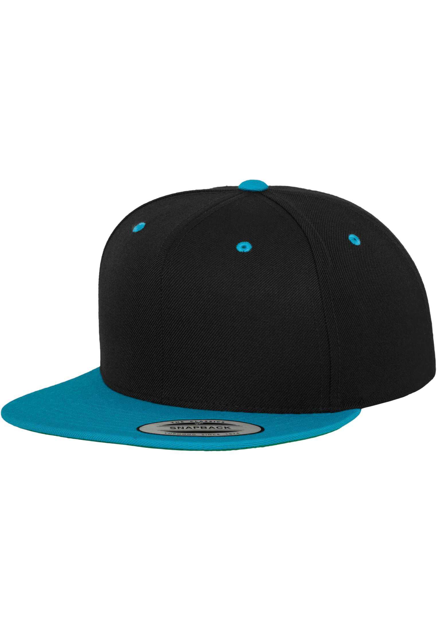 Gorra Classic  bicolor snapback BLACK / Teal