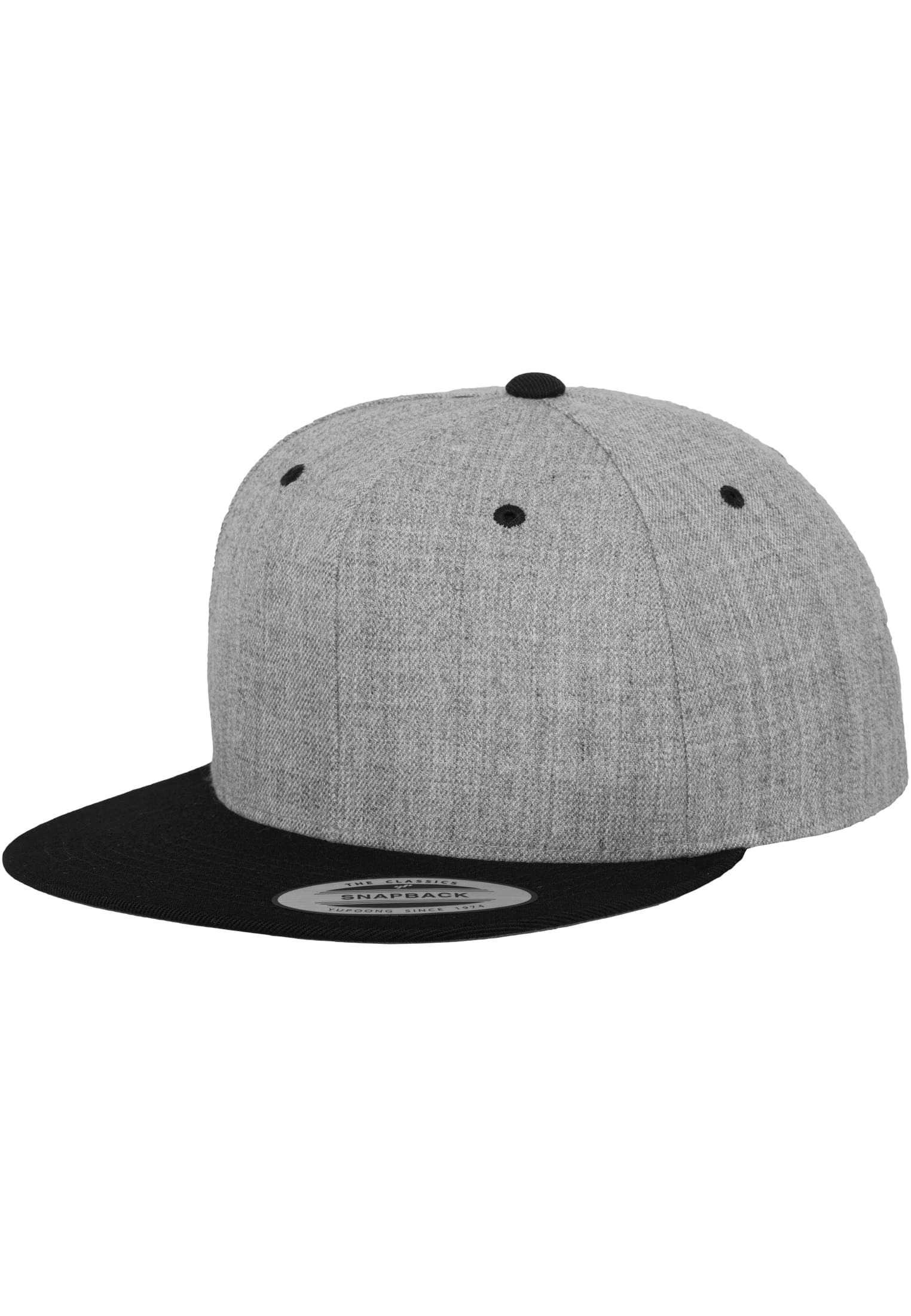 Gorra Classic  bicolor snapback HEATHER GREY / BLACK