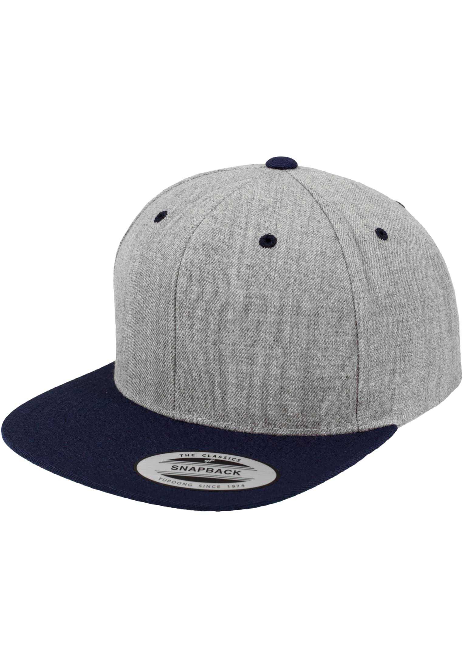 Gorra Classic  bicolor snapback HEATHER / NAVY