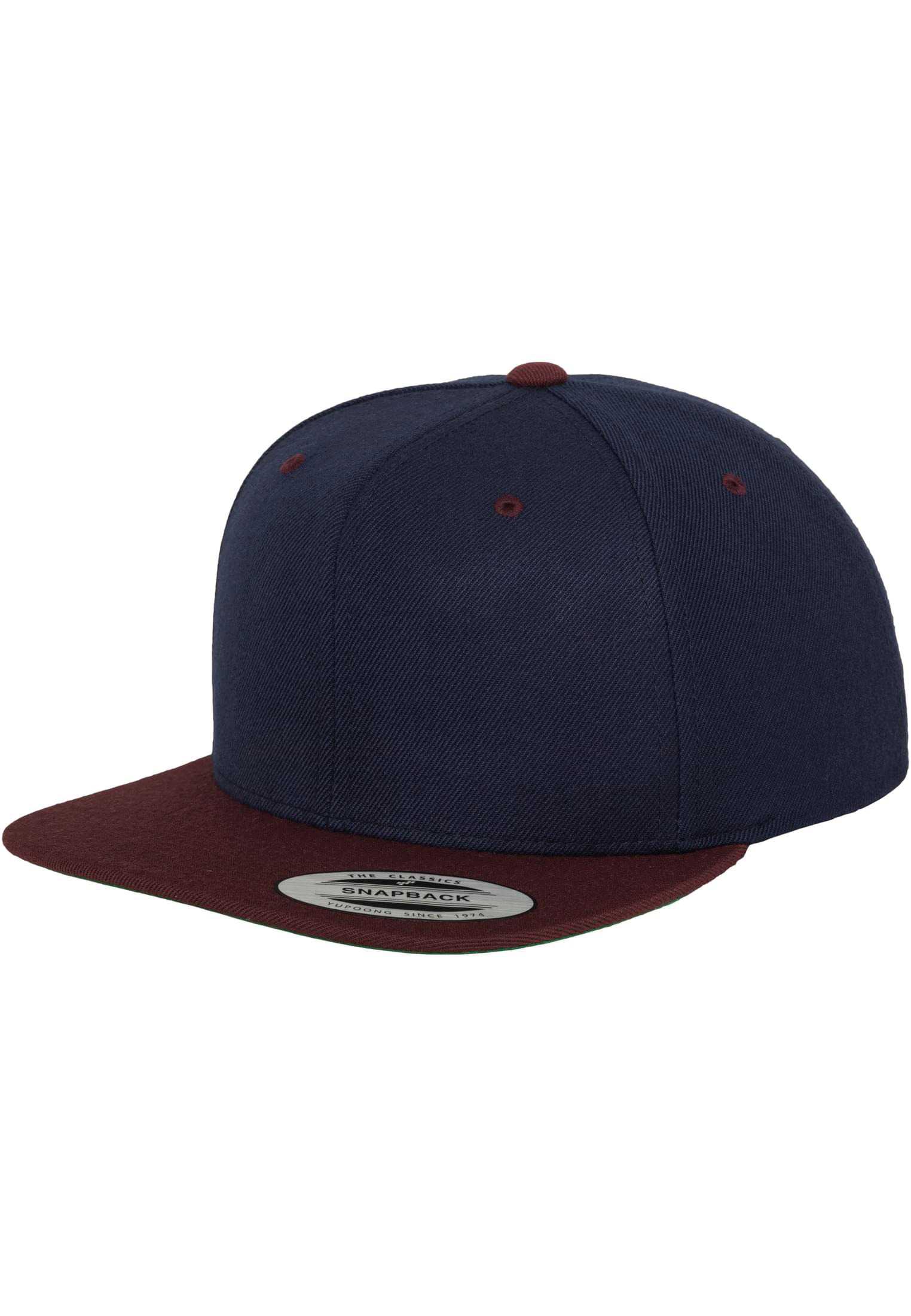 Gorra Classic  bicolor snapback NAVY / MAROON