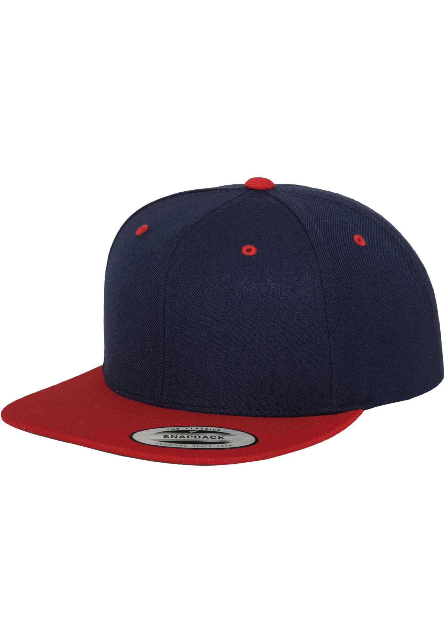 Gorra Classic  bicolor snapback NAVY / RED