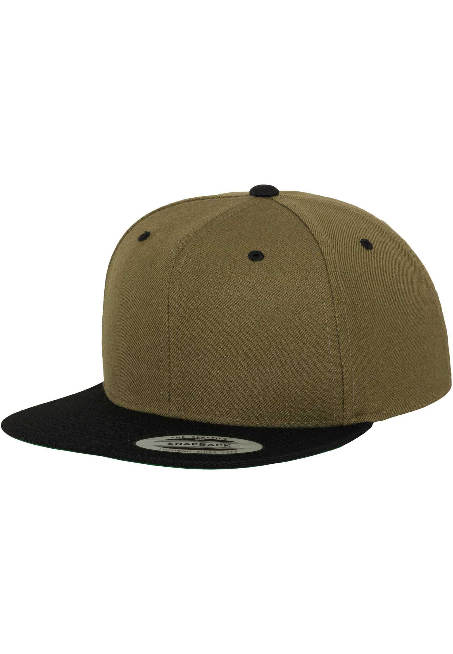 Gorra Classic  bicolor snapback OLIVE / BLACK