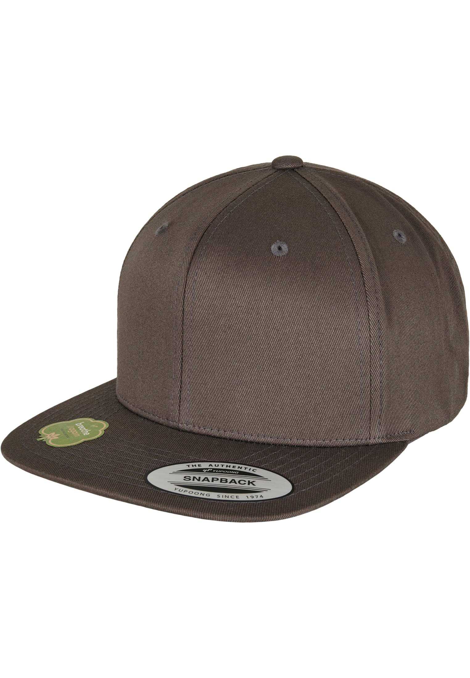 Gorra snapback algodón orgánico<br/> DARK GREY