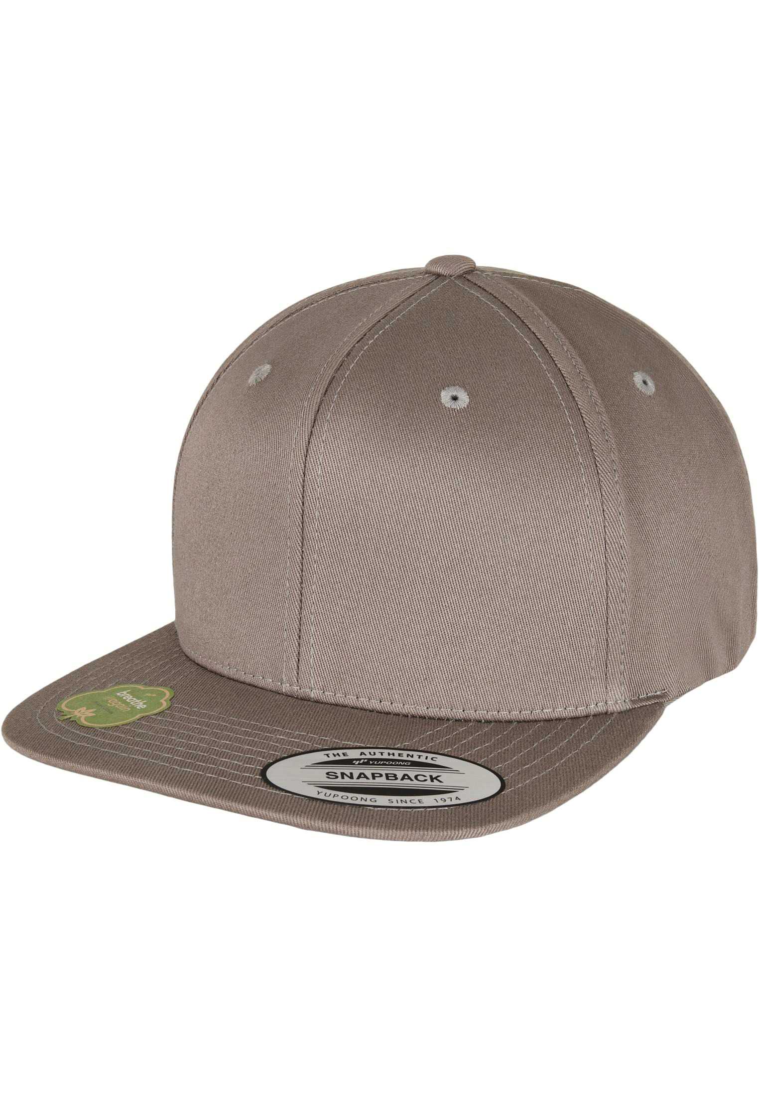 Gorra snapback algodón orgánico<br/> Pale Grey