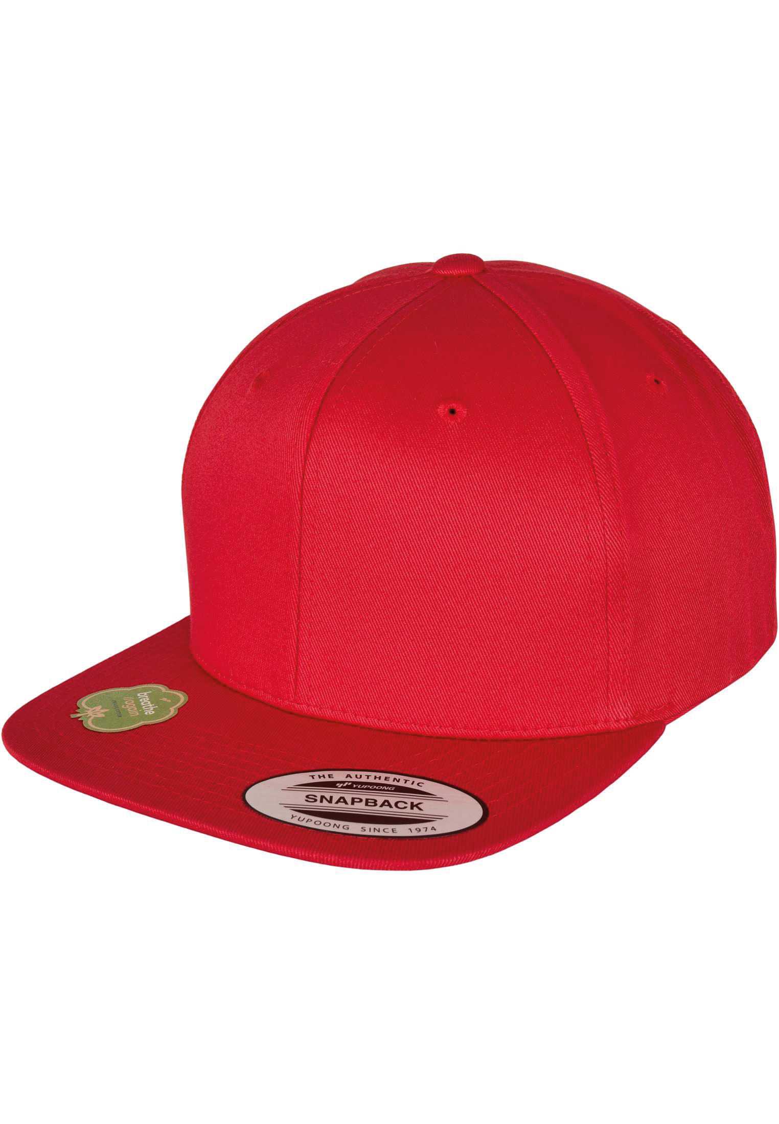 Gorra snapback algodón orgánico<br/> RED