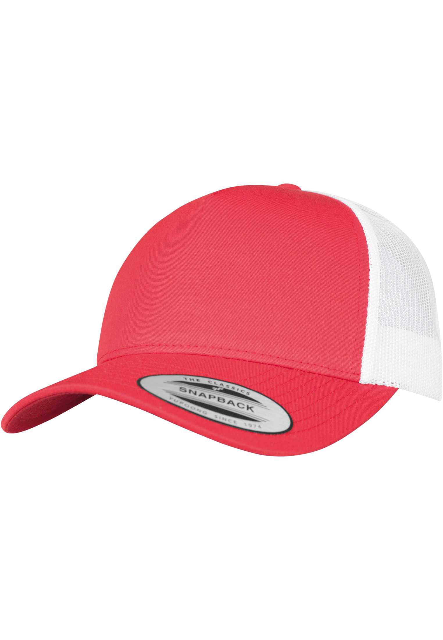Gorra trucker retro bicolor<br/> RED / WHITE