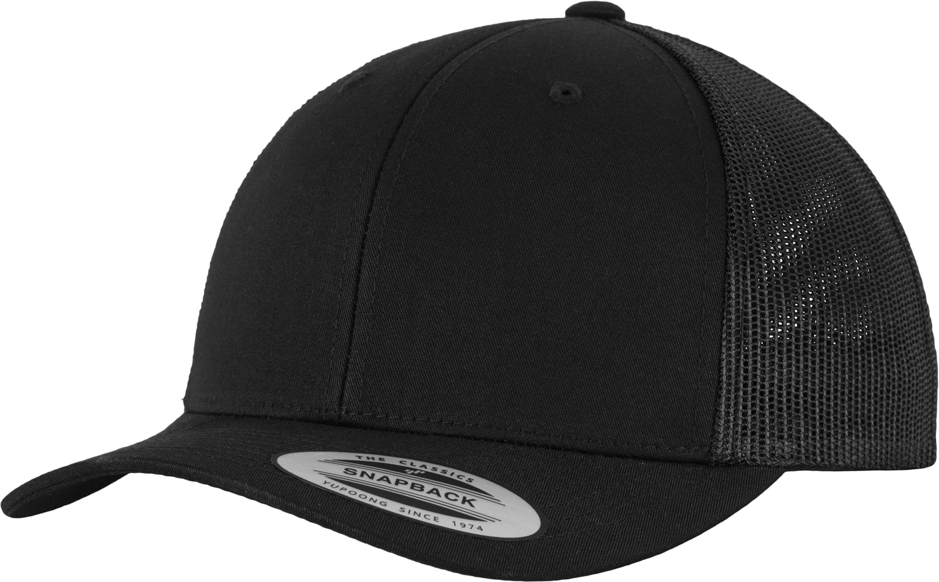 Gorra trucker retro BLACK