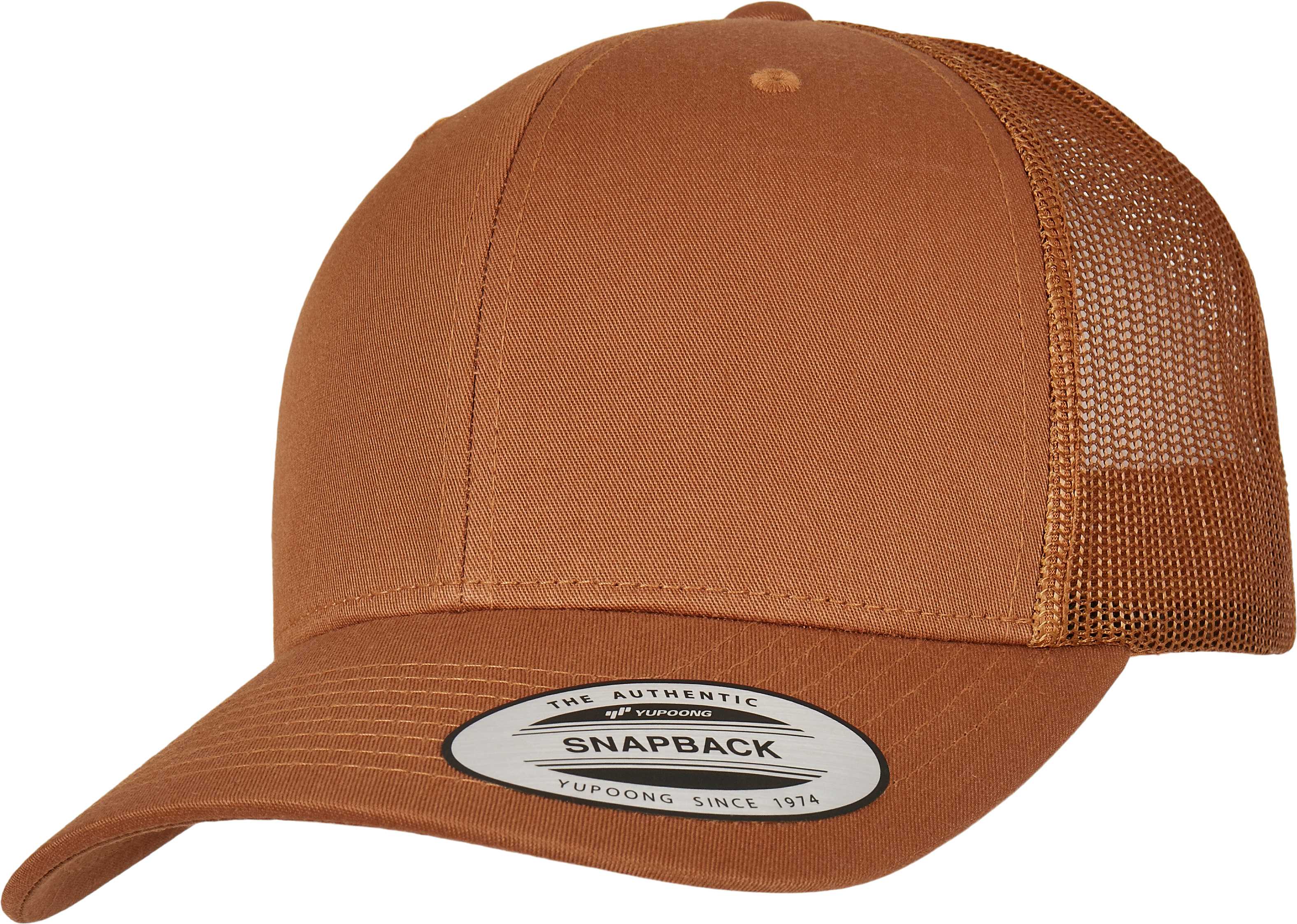 Gorra trucker retro Caramel