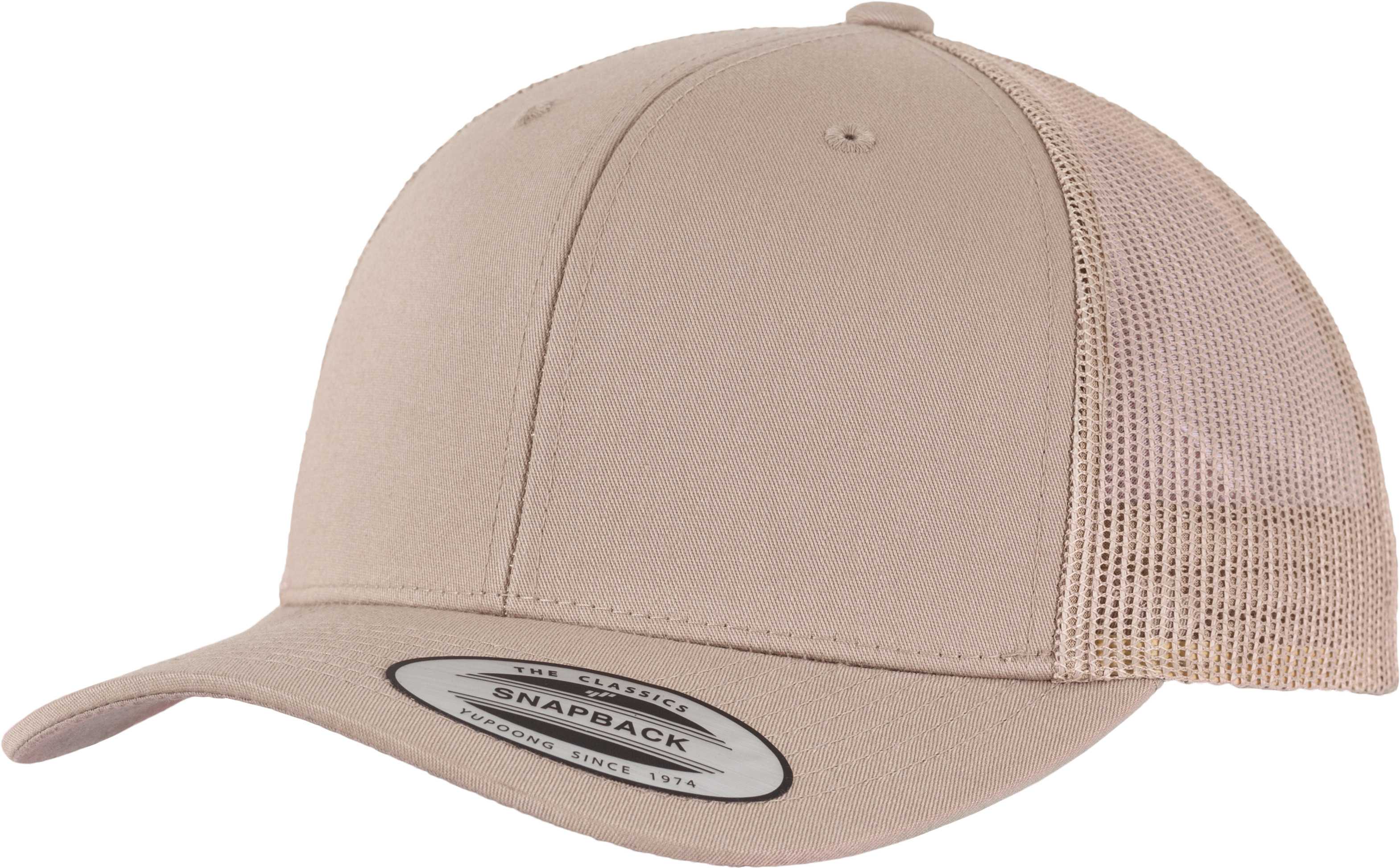 Gorra trucker retro KHAKI