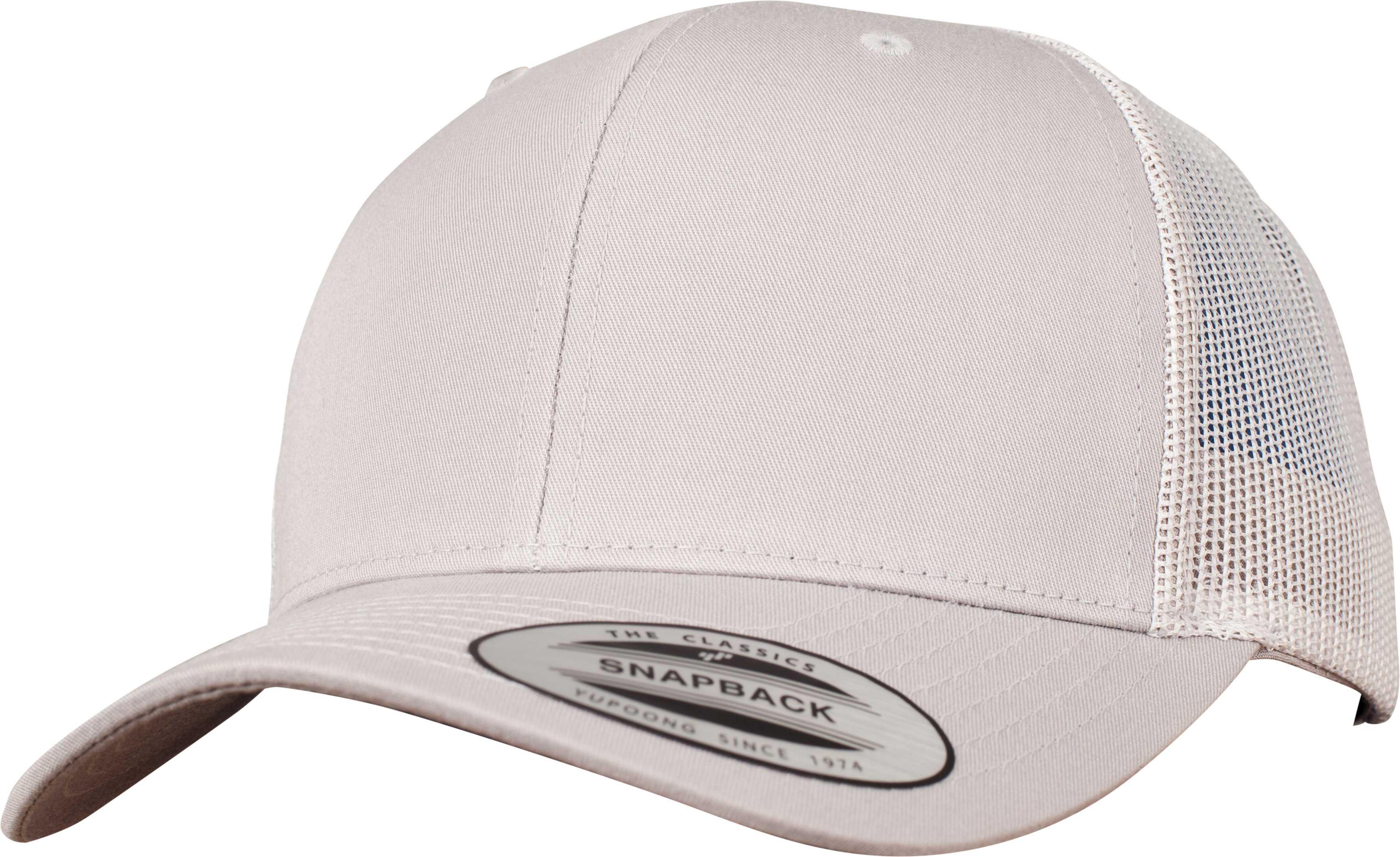 Gorra trucker retro SILVER